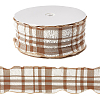 1 Roll Polyester Ruffled Ribbon SRIB-CY0001-14F-6