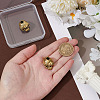 2Pcs Brass European Beads KK-PH0013-56AG-3
