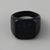 Brass Rectangle Signet Ring for Men RJEW-WH0011-11A-2