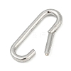 Brass Spring Gate Rings KK-S527-01P-A-2