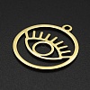 201 Stainless Steel Pendants STAS-N090-LA005-2-2