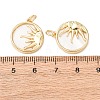 Natural Shell Pendants KK-L188-38G-1-3