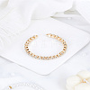 1Pc Alloy Rhinestone Cuff Bangles for Women BJEW-LP0012-02G-3