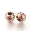 Ion Plating(IP) Round 304 Stainless Steel Beads LS-STAS-G130-8mm-63RG-2