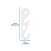 Adjustable Plastic Mouth Cover Hook Ear Cord AJEW-TA0017-04-12