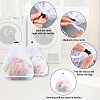 2Pcs 2 Styles Polyester Laundry Drawstring Bags ABAG-CP0001-20-5