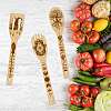 6Pcs Bamboo Spoons & Knifes & Forks AJEW-WH0411-007-4