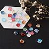 Craftdady Transparent Spray Painted Glass Beads GGLA-CD0001-06-9