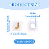 Opaque Acrylic Beads MACR-TAG0001-07J-4