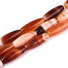 Natural Striped Agate/Banded Agate Beads Strands G-S280-10E-5