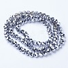 Electroplate Transparent Glass Beads Strands LS-EGLA-A034-T10mm-UA05-2