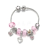 Alloy Enamel European Beads Charm Bracelets BJEW-F495-14P-2