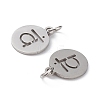 Non-Tarnish 304 Stainless Steel Charms STAS-Q201-T447P-2