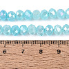 Dyed Crackle Imitation Jade Glass Beads Strands EGLA-Q131-02B-04-4