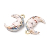 Printed Alloy Pendants AL-CBA7256-26G-01-3