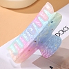 Starry Sky Pattern Cellulose Acetate Claw Hair Clips PW-WGE0265-01-3