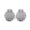 Non-Tarnish 304 Stainless Steel Clip-on Earring Setting LS-STAS-Q241-012A-1