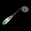 1Pc Glass Ceiling Fan Pull Chain Extenders HJEW-TADJ0001-05C-3