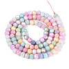 Anti-Tarnish Electroplate Glass Beads Strands EGLA-T021-4mm-15-11-3