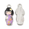 Alloy Enamel Pendants FIND-C037-17P-01-1