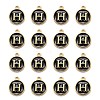 Golden Plated Alloy Charms LS-ENAM-S118-02H-2