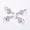 Long-Lasting Plated Brass Micro Pave Cubic Zirconia Charms LS-X-ZIRC-F069-48P-1