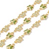 Handmade Eco-friendly Brass Butterfly Link Chain CHC-E025-15G-1