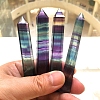 Natural Colorful Fluorite Pointed Prism Bar Home Display Decoration G-PW0007-098C-3