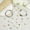150Pcs 3 Colors Tibetan Silver Beads TIBEB-PA0001-01-3