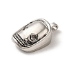 Tibetan Style Alloy Pendant Rhinestone Settings FIND-A038-24AS-2