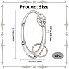 1Pc Alloy Spring Gate Rings FIND-SP0003-03B-2