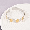 304 Stainless Steel Cuff Bangles for Women BJEW-G757-05GP-3