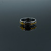 Retro 304 Stainless Steel Cross Finger Rings WG707A1-02-2