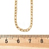 304 Stainless Steel Figaro Chain Necklaces STAS-F034-03G-4