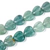 Natural Green Fluorite Beads Strands G-T142-64A-4