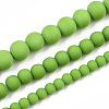Opaque Glass Beads Strands X-GLAA-T032-P4mm-MD06-4