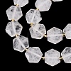 Natural Quartz Crystal Beads Strands G-N368-01A-18-4