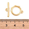 Brass Toggle Clasps KK-U024-02G-4