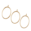 Rack Plating Alloy Open Back Bezel Pendants PALLOY-TA0001-10G-3