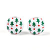 Spray Painted Schima Wood Beads WOOD-T032-36C-3