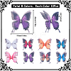 80Pcs 8 Colors Artificial 2-Layer Fibre Tulle Ornament Accessories DIY-SC0022-36-2