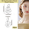 40Pcs Rack Plating Alloy Charms FIND-BBC0003-41S-2