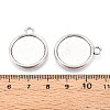 Tibetan Style Alloy Pendants Cabochon Settings PALLOY-N178-12AS-D-3