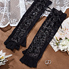 Polyester Lady Tulle Lace Oversleeve Gloves AJEW-WH0596-073B-4