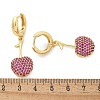 Cherry Brass Micro Pave Cubic Zirconia Hoop Earrings EJEW-M077-04G-02-3