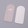 Paper Hair Clip Display Cards LS-DIY-WH0199-90-1
