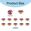 1 Bag Pointed Back Glass Rhinestone Cabochons RGLA-TADJ0001-01B-02-3
