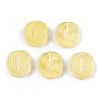 Transparent Spray Painted Glass Beads GLAA-N035-036-C05-2