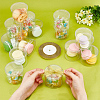 16pcs Transparent Plastic Box with Lid CON-FG0001-13-3