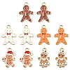 10Pcs 5 Styles Alloy Enamel Pendants FIND-YW0005-43-1